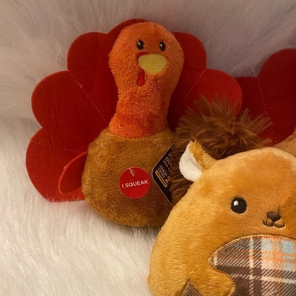 Vibrant Life Dog Toys Turkey And Squirrel Fall Bundle Lot Of Three‎ Pet Toy - Picture 2 of 5
